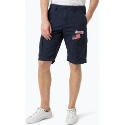 Tommy Hilfiger - Spodenki męskie, niebieski. Szare spodenki i szorty męskie marki TOMMY HILFIGER, z bawełny. Za 179,95 zł.