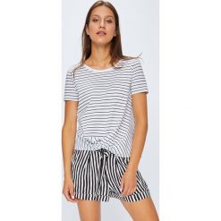Only - Top. Szare topy damskie ONLY, m, z bawełny, z okrągłym kołnierzem. W wyprzedaży za 39,90 zł.