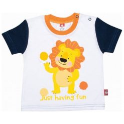 2Be3 T-Shirt Chłopięcy King 74 Żółto/Biały. Białe t-shirty chłopięce 2Be3. W wyprzedaży za 30,11 zł.