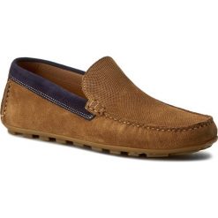 Mokasyny KAZAR - Enzo 28962-02-76 Beżowy/Granat. Pomarańczowe buty wizytowe męskie Kazar, na co dzień, bez wzorów, ze skóry, eleganckie, bez zapięcia. Za 399,00 zł.