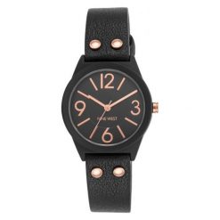 Nine West Zegarki Damskie Nw/1932bkrg. Czarne zegarki damskie marki Nine West. Za 269,00 zł.