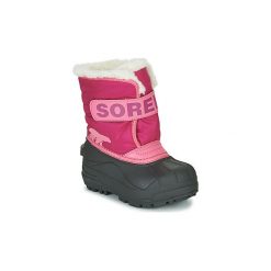 Śniegowce Dziecko Sorel CHILDRENS SNOW COMMANDER. Różowe kozaki dziewczęce Sorel, bez zapięcia. Za 228,70 zł.