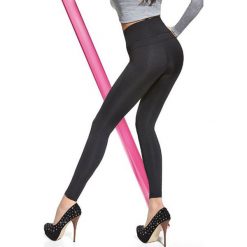 Mid-Kompresyjne legginsy Livia z Push-Up efektem. Legginsy damskie wyszczuplające Basbleu, bez wzorów. Za 90,99 zł.