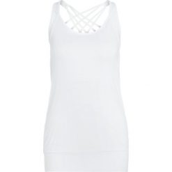 Topy sportowe damskie: Curare Yogawear MATERIALMIX Top white