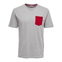 Only&Sons T-Shirt Męski Onsgranger Pocket Tee Pussywillow Gray (Rozmiar M). Szare koszulki męskie marki Only&Sons, m, bez wzorów, z materiału, bez kołnierzyka. W wyprzedaży za 51,00 zł.