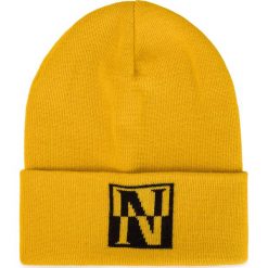 Czapka NAPAPIJRI - Fal N0YHUG Spark Yellow Y36. Żółte czapki damskie Napapijri, bez wzorów, z materiału. W wyprzedaży za 109,00 zł.