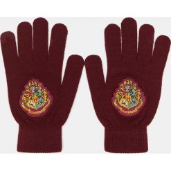 Rękawiczki Harry Potter - Bordowy. Czerwone rękawiczki damskie Sinsay, bez wzorów. Za 15,99 zł.