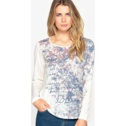 T-shirty damskie: T-shirt z fantazyjnej dzianiny