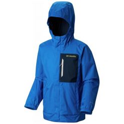 COLUMBIA kurtka chłopięca Splash Smore Jacket 140 niebieska. Niebieskie kurtki chłopięce Columbia, bez wzorów, sportowe, bez kaptura. Za 285,00 zł.