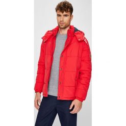 Jack & Jones - Kurtka. Czerwone płaszcze męskie Jack & Jones, s, bez wzorów, z poliesteru, krótkie, bez kaptura. W wyprzedaży za 219,90 zł.