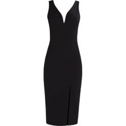 Sukienki hiszpanki: WAL G. V NECK MIDI Sukienka etui black