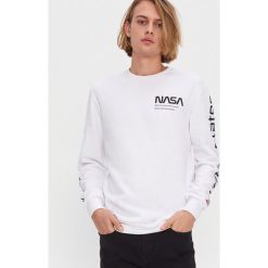 Bluza z nadrukiem NASA - Biały. Białe bluzy męskie House, s, z nadrukiem, bez kołnierzyka, bez rękawów, bez kaptura. Za 99,99 zł.