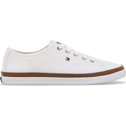 TOMMY HILFIGER ICONIC KESHA FW0FW02823-121. Trampki i tenisówki damskie TOMMY HILFIGER, w paski, z bawełny, z paskami. W wyprzedaży za 219,99 zł.