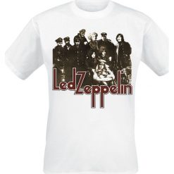 Led Zeppelin LZ II Photo T-Shirt biały. Białe koszulki męskie marki Led Zeppelin, l, bez wzorów, bez kołnierzyka. Za 74,90 zł.