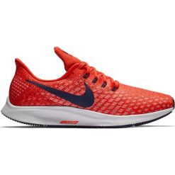 Buty Nike Air Zoom Pegasus 35 M Granatowo-Czerwone. Czerwone buty sportowe męskie Nike, z meshu, na sznurówki, do biegania. Za 374,99 zł.
