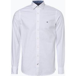 Tommy Hilfiger - Koszula męska, czarny. Szare koszule męskie marki TOMMY HILFIGER, l, z bawełny, button down, z długim rękawem. Za 279,95 zł.