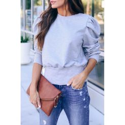 Bluzka damska LEWISA GREY. Szare bluzki damskie Bluzka damska LEWISA GREY, s, bez wzorów, bez kołnierzyka, bez rękawów. W wyprzedaży za 69,00 zł.
