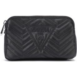 Guess Zana Cross body bag Czarny. Czarne torebki klasyczne damskie Guess, w paski, z poliesteru, bez dodatków. Za 418,95 zł.