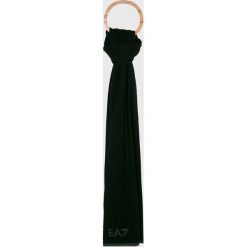 EA7 Emporio Armani - Szalik. Szare szaliki damskie EA7 Emporio Armani, bez wzorów, z dzianiny. W wyprzedaży za 159,90 zł.