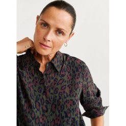 Mango - Koszula Araby. Żółte bluzki damskie Mango, na co dzień, s, bez wzorów, z wiskozy, klasyczne, z klasycznym kołnierzykiem, z długim rękawem. Za 139,90 zł.