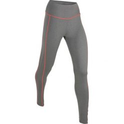 Legginsy sportowe damskie: Legginsy sportowe, długie bonprix dymny szary melanż