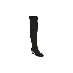 Muszkieterki United nude ICON TALL BOOT MID. Czarne kozaki damskie marki United Nude, bez obcasa, bez zapięcia. Za 1327,20 zł.