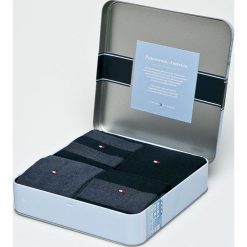 Tommy Hilfiger - Skarpety (4-pack). Szare skarpetki męskie TOMMY HILFIGER, z bawełny. Za 99,90 zł.