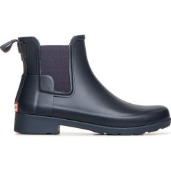 Kalosze HUNTER REFINED CHELSEA Granatowy. Niebieskie kalosze damskie marki Hunter, z gumy. Za 385,00 zł.