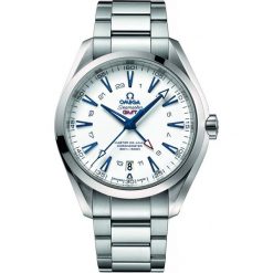 ZEGAREK OMEGA SEAMASTER 231.90.43.22.04.001. Białe zegarki męskie marki OMEGA, ze stali. Za 37100,00 zł.