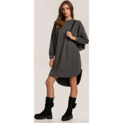 Ciemnoszara Sukienka Vilinriane. Szare sukienki damskie Renee, xl, bez wzorów, bez kołnierzyka, bez rękawów, mini. Za 79,99 zł.