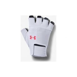 Under Armour Rękawiczki Biały. Białe rękawiczki męskie Under Armour, bez wzorów, z elastanu. Za 119,95 zł.