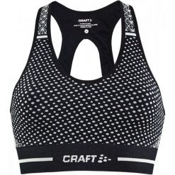 Craft Top Core Block Damski, Czarno-Biały S. Białe topy sportowe damskie marki Craft, s, z materiału. W wyprzedaży za 115,00 zł.