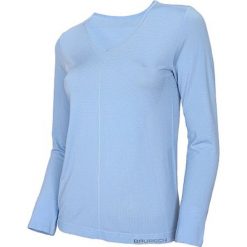 Brubeck Koszulka damska z długim rękawem Comfort Night niebieska r. S (LS12910). Niebieskie topy sportowe damskie marki Brubeck, s, z długim rękawem. Za 119,99 zł.