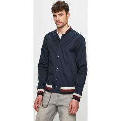 Premium by Jack&Jones - Kurtka bomber. Niebieskie płaszcze męskie Premium by Jack&Jones, xl, bez wzorów, z bawełny, krótkie, bez kaptura. W wyprzedaży za 239,90 zł.