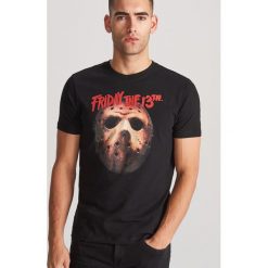 T-shirt Friday the 13th - Czarny. Czarne t-shirty męskie Reserved, s, bez wzorów, bez kołnierzyka. Za 49,99 zł.