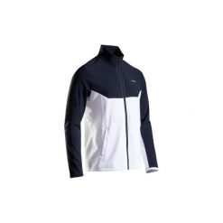 BLUZA tenis TJA 500 męska. Niebieskie bluzy męskie ARTENGO, s, bez wzorów, z elastanu, bez kołnierzyka, bez rękawów, bez kaptura. Za 89,99 zł.