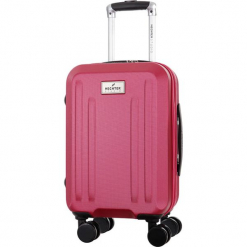 Walizka w kolorze fuksji - 32 l. Czerwone walizki Bagstone & Travel One, z materiału. W wyprzedaży za 179,95 zł.