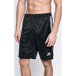 Adidas Performance - Szorty. Szare spodenki sportowe męskie marki adidas Performance, z poliesteru, sportowe. W wyprzedaży za 129,90 zł.