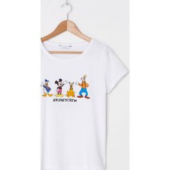 Koszulka z nadrukiem Disney - Biały. Białe koszulki damskie House, s, z nadrukiem, bez kołnierzyka. Za 39,99 zł.