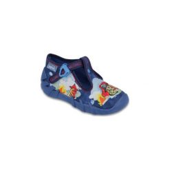 Granatowe Tekstylne Buty Dla dzieci Befado rozmiar 18. Szare buciki niemowlęce chłopięce Befado, z bawełny. Za 47,80 zł.