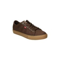 Półbuty Levis 230693. Pomarańczowe półbuty męskie Levi's®, bez wzorów, bez zapięcia. Za 269,22 zł.