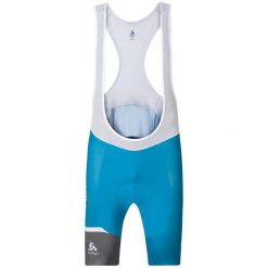 Odlo Spodnie Tights suspenders KAMIKAZE r.L biało-niebieskie (421872). Białe spodnie dresowe damskie Odlo, l. Za 379,00 zł.