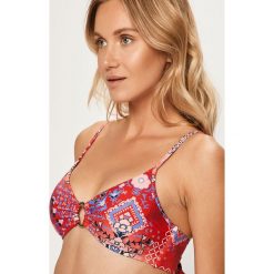 Seafolly - Biustonosz kąpielowy. Czerwone stroje kąpielowe damskie Seafolly, bez wzorów, z elastanu. Za 299,90 zł.