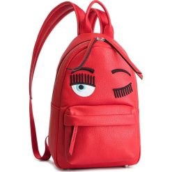 Plecak CHIARA FERRAGNI - 19PE-CFZ000 Rosso. Czerwone plecaki damskie marki Chiara Ferragni, ze skóry ekologicznej. Za 1829,00 zł.