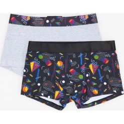 Bokserki 2 pack - Czarny. Czarne bokserki męskie Reserved. W wyprzedaży za 39,99 zł.