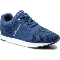 Sneakersy CALVIN KLEIN JEANS - Jado S1451 Steel Blue. Niebieskie sneakersy męskie marki Calvin Klein Jeans, na sznurówki. Za 569,90 zł.