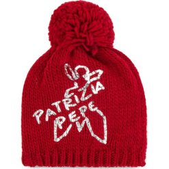 Czapka PATRIZIA PEPE - 2V8628/A4T6-R633 Red Irreverent. Czerwone czapki damskie Patrizia Pepe, bez wzorów, z wełny. W wyprzedaży za 209,00 zł.