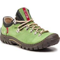 Półbuty NAGABA - 055 Crazy Pistacja. Zielone półbuty męskie Nagaba, na co dzień, bez wzorów, ze skóry, klasyczne, bez zapięcia. Za 249,00 zł.