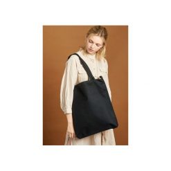 Torba black black flowers. Czarne torebki klasyczne damskie drops, w kwiaty, z bawełny. Za 135,00 zł.