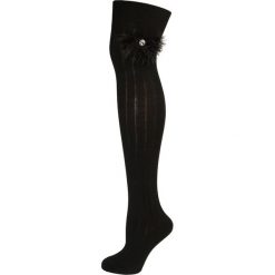 Skarpetki damskie: Max Mara Hosiery VERNICE Zakolanówki nero